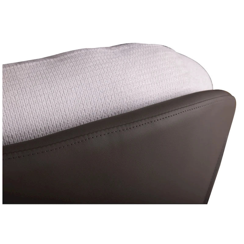 Fauteuil d'appoint pivotant, fauteuil de salon avec structure en métal, fauteuil de relaxation confortable à siège unique, fauteuil de lecture pivotant à 360 degrés.