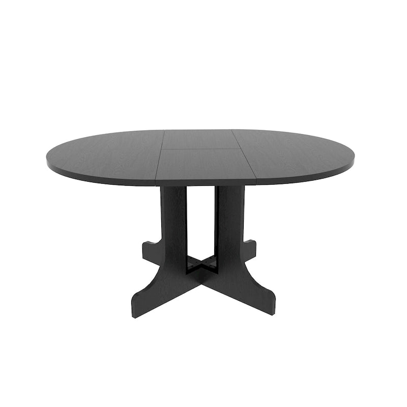 Table à manger pour cuisine de ferme avec plateau de table ovale extensible