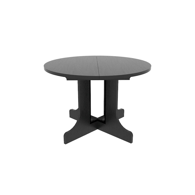 Table à manger pour cuisine de ferme avec plateau de table ovale extensible
