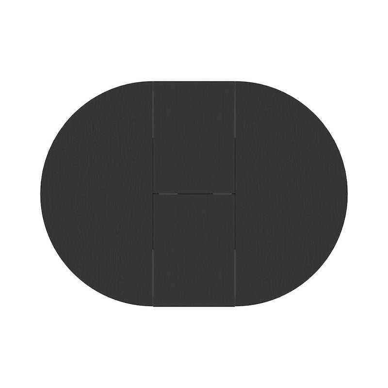 Table à manger pour cuisine de ferme avec plateau de table ovale extensible