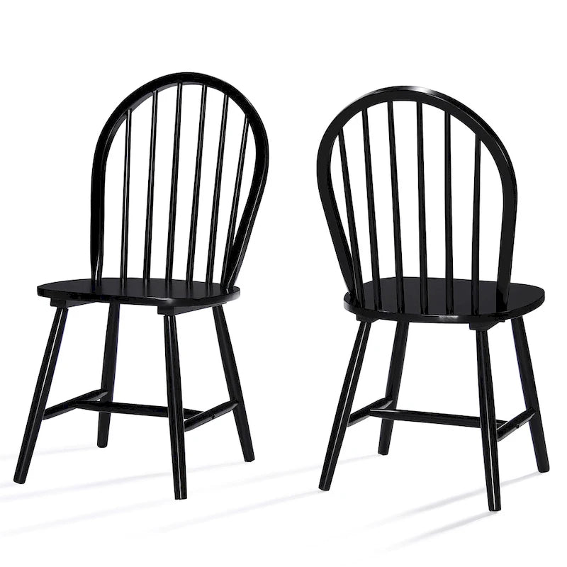 Chaises de salle à manger à barreaux hauts style ferme (lot de 2) par - 36H