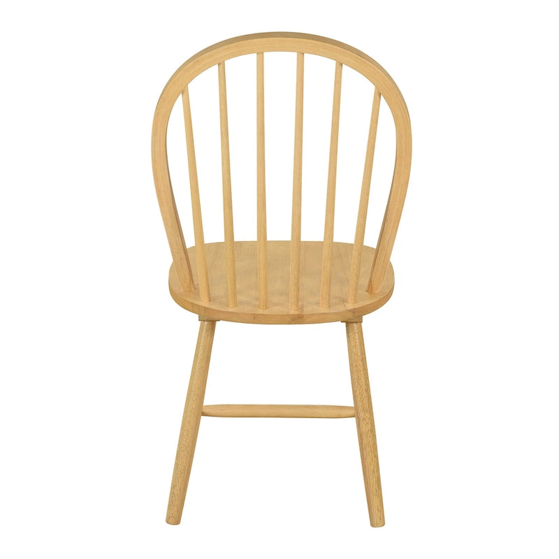 Chaises de salle à manger à barreaux hauts style ferme (lot de 2) par - 36H
