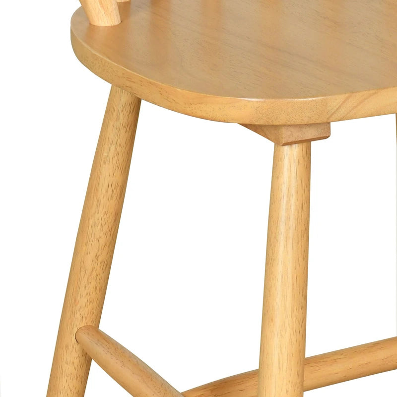 Chaises de salle à manger à barreaux hauts style ferme (lot de 2) par - 36H