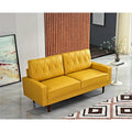 Canapé dossier coussin en similicuir