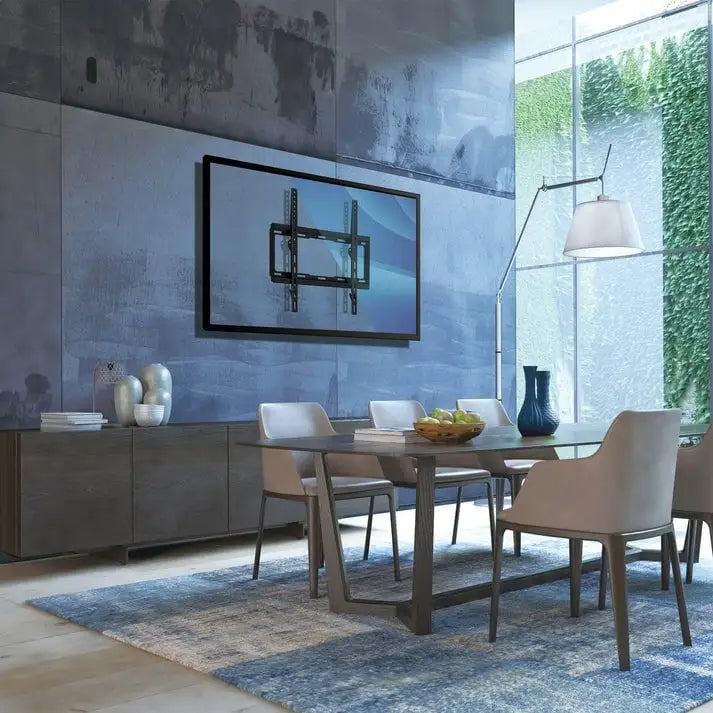 Support mural TV fixe/plat pour téléviseurs 32-65 po - 17,13 x 1,1 x 18,86 po
