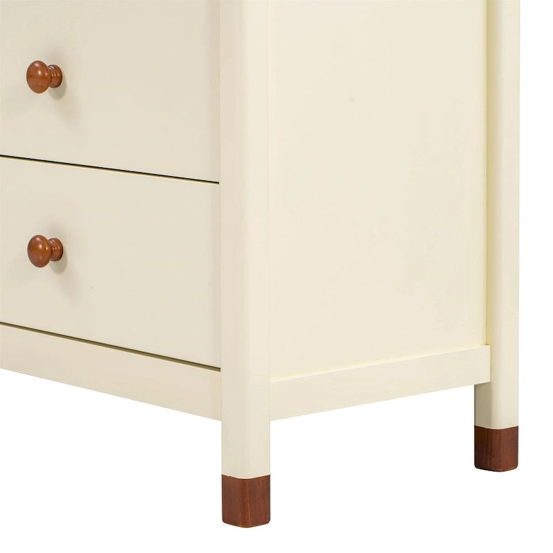 Commode de rangement en bois pour chambre d'enfant avec 6 tiroirs