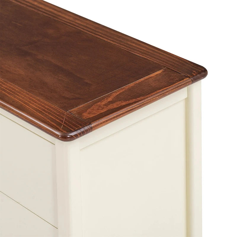 Commode de rangement en bois pour chambre d'enfant avec 6 tiroirs