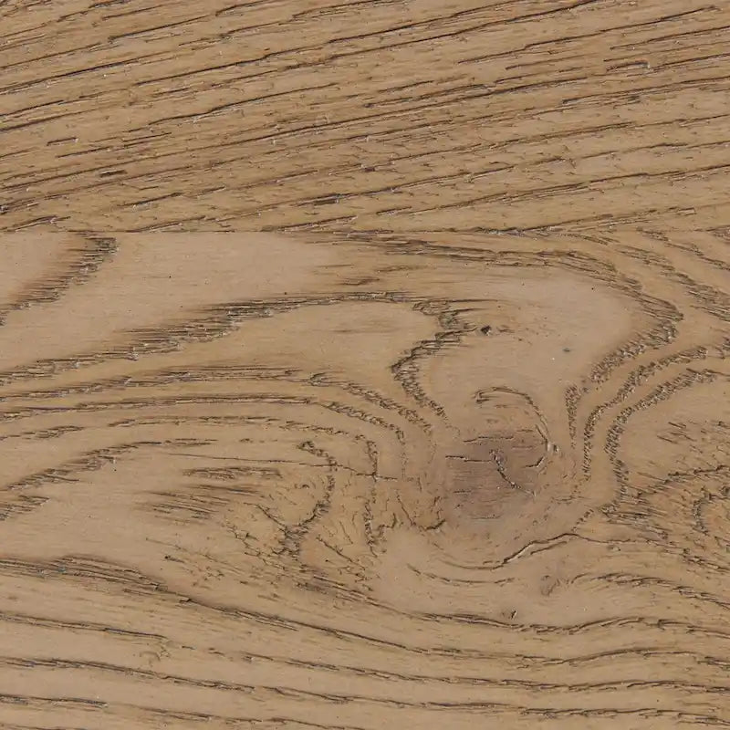 Table basse large Eden 52 avec base en métal, Dune Rustique
