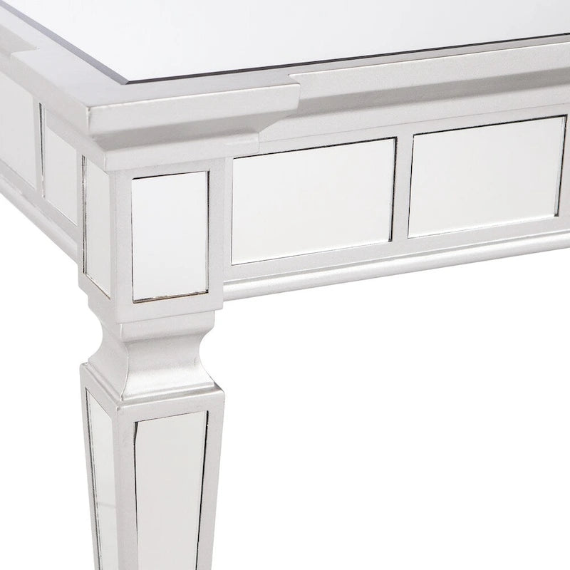 Table d'appoint carrée miroir Olivia Glam