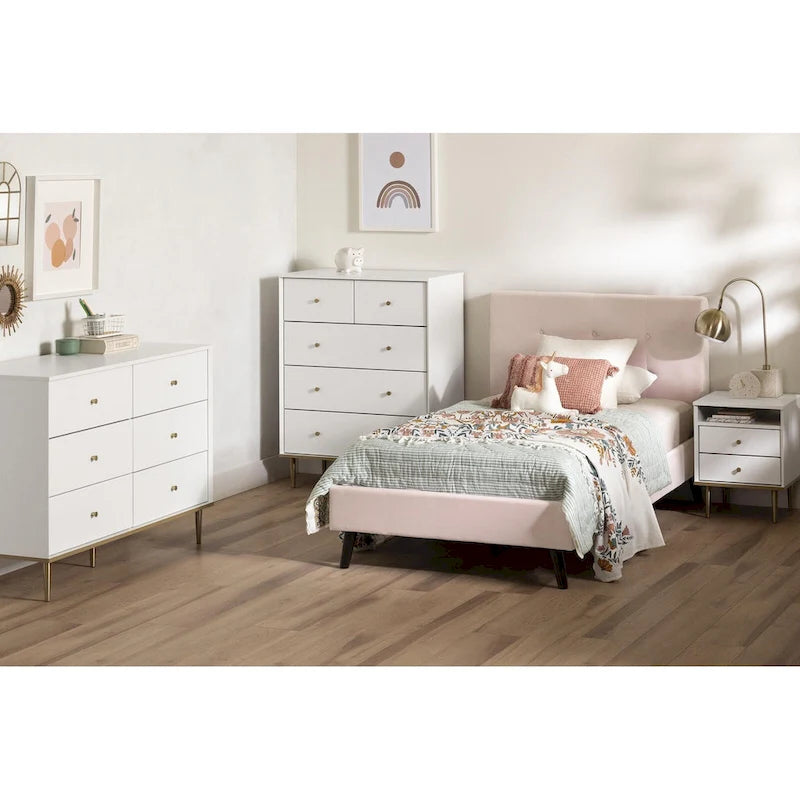 Commode double à 6 tiroirs Dylane
