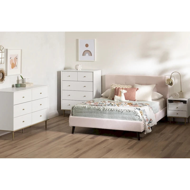 Commode double à 6 tiroirs Dylane