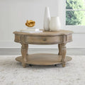 Table basse ronde en bisque patinée Magnolia Manor