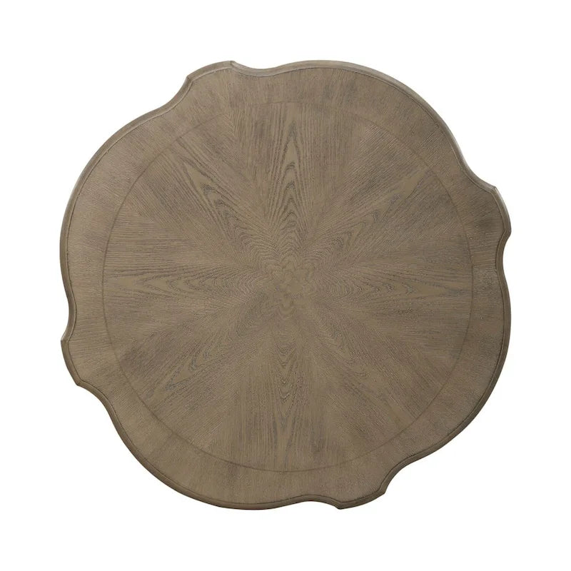 Table basse ronde en bisque patinée Magnolia Manor