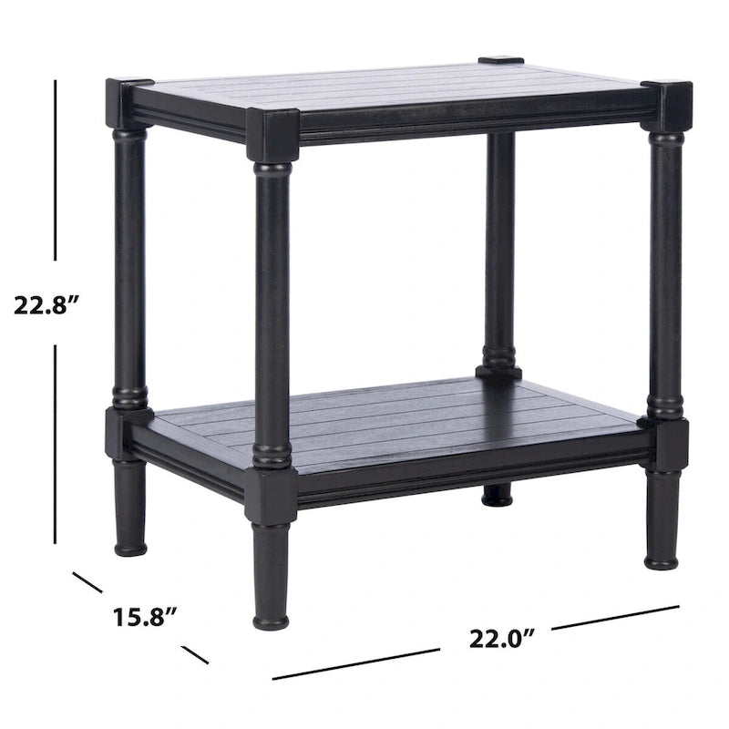 Table d'appoint rectangulaire - 22 L x 15,8 P x 22,8 H - 22Lx16Px23H