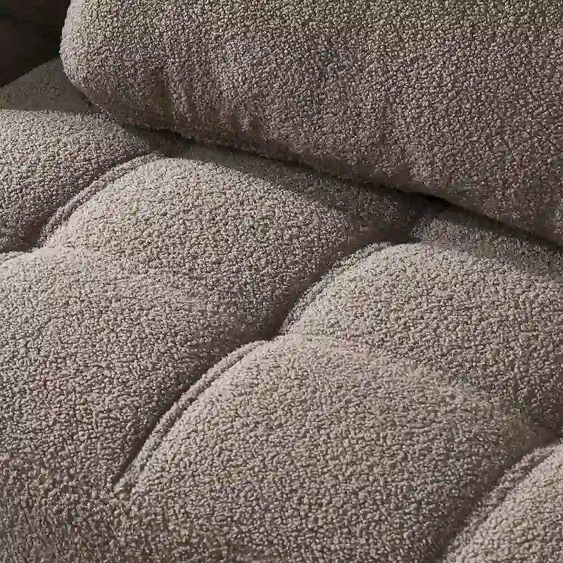 Canapé convertible futon avec pieds en bois massif en tissu de lin vert moutarde