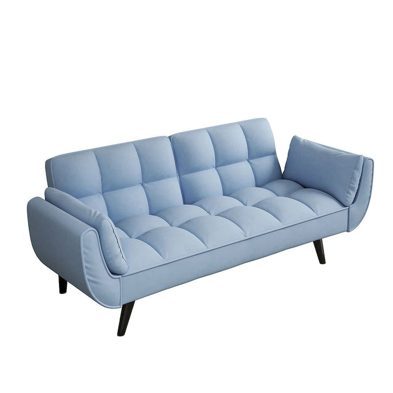 Canapé Futon 57, Canapé-lit Pliant Convertible Fauteuil Inclinable pour Salon