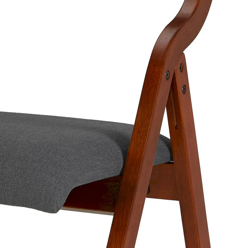 Chaises de salle à manger pliantes rembourrées, lot de 2