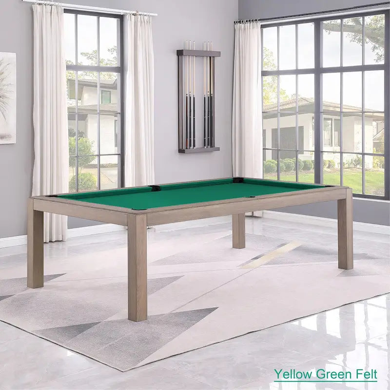 Table de billard de 2,13 m avec plateau de salle à manger