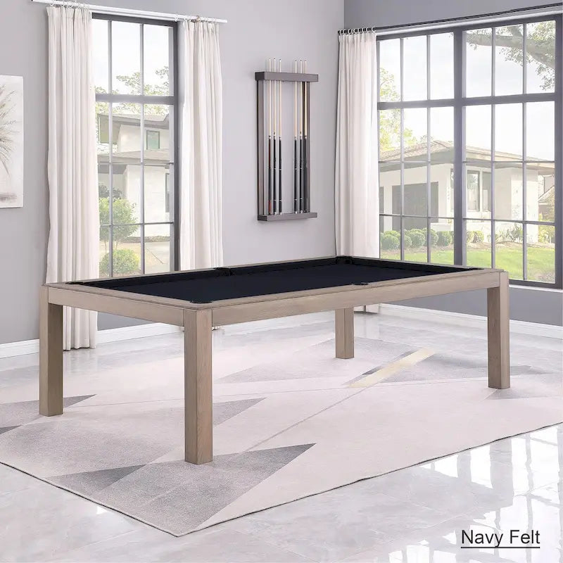 Table de billard de 2,13 m avec plateau de salle à manger
