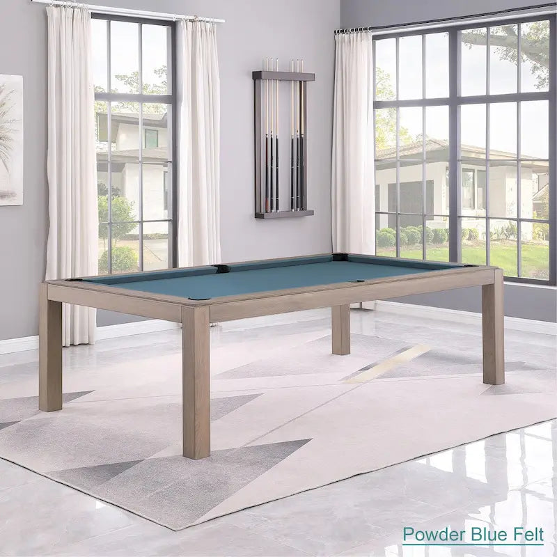 Table de billard de 2,13 m avec plateau de salle à manger