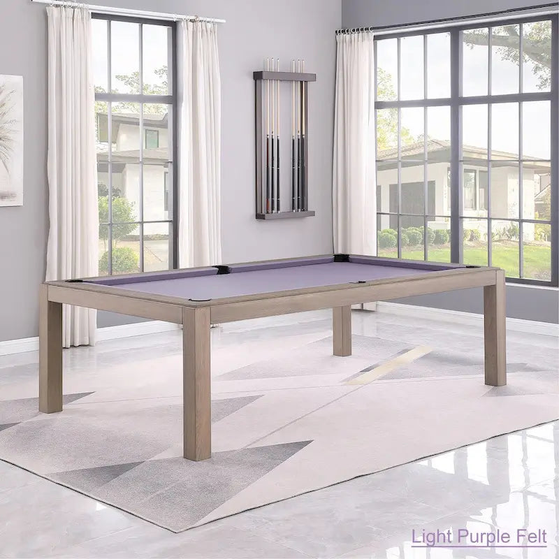 Table de billard de 2,13 m avec plateau de salle à manger