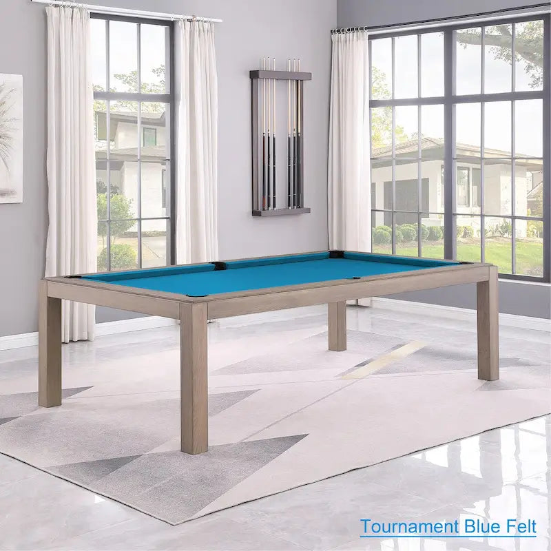 Table de billard de 2,13 m avec plateau de salle à manger