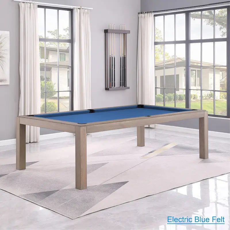 Table de billard de 2,13 m avec plateau de salle à manger