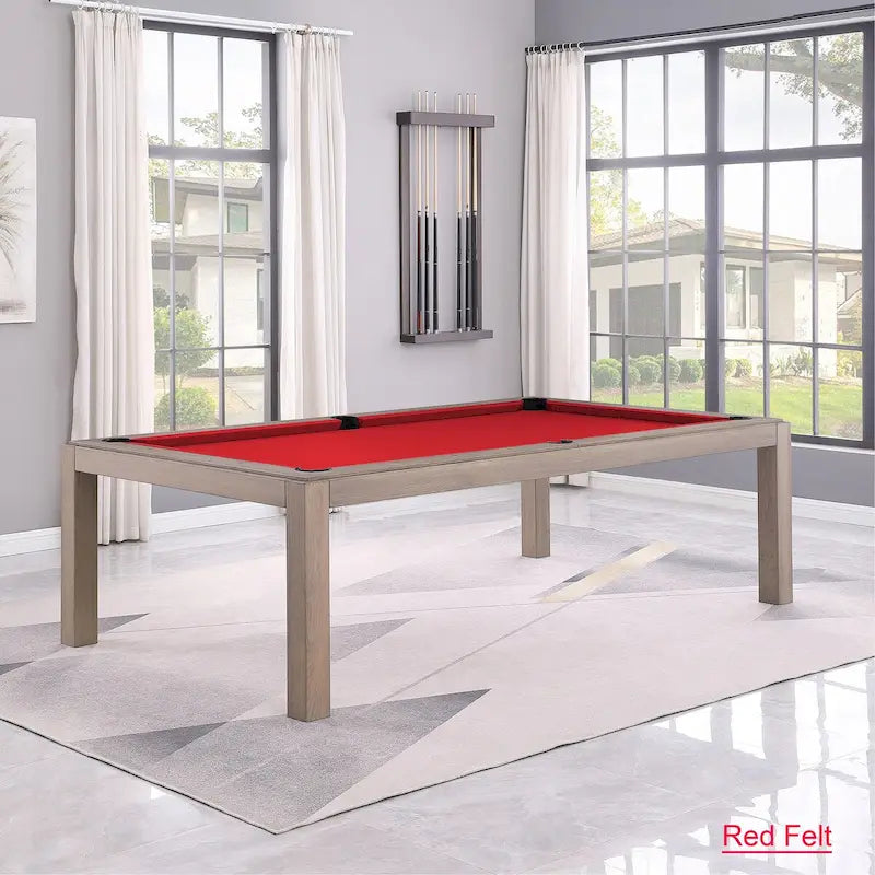 Table de billard de 2,13 m avec plateau de salle à manger