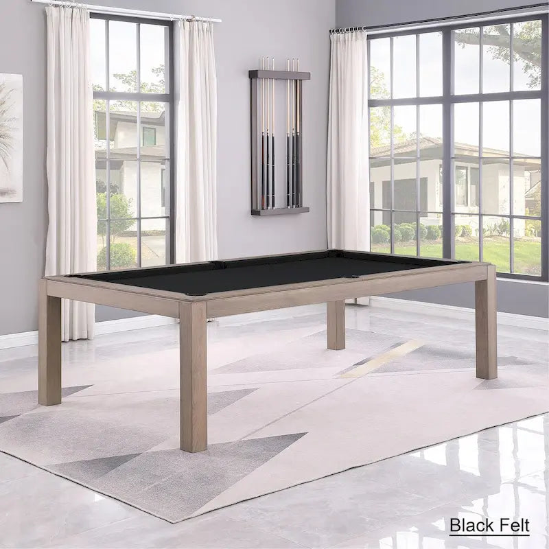 Table de billard de 2,13 m avec plateau de salle à manger