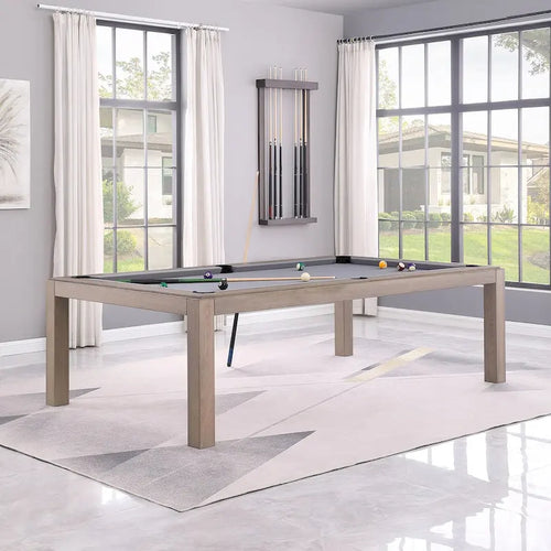 Table de billard de 2,13 m avec plateau de salle à manger