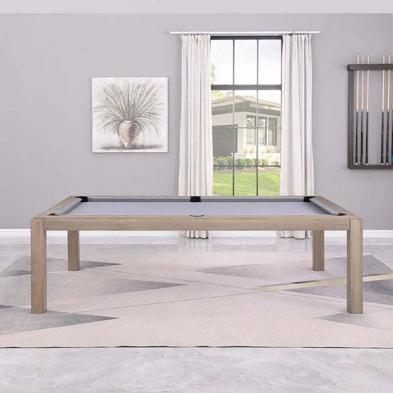 Table de billard de 2,13 m avec plateau de salle à manger