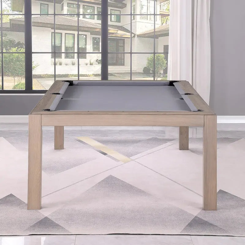 Table de billard de 2,13 m avec plateau de salle à manger