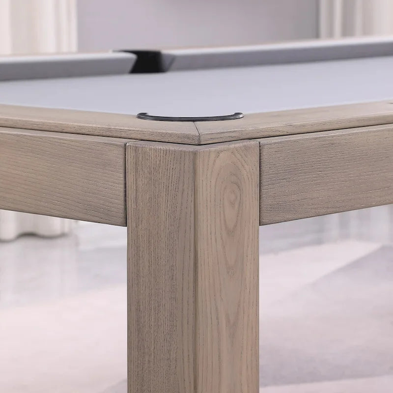 Table de billard de 2,13 m avec plateau de salle à manger