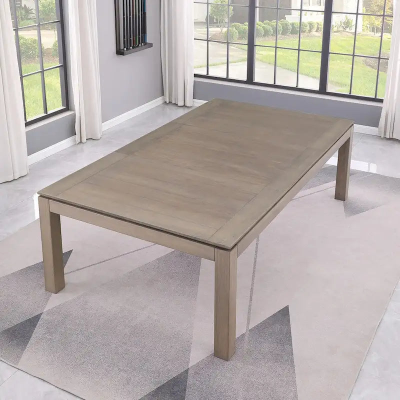 Table de billard de 2,13 m avec plateau de salle à manger