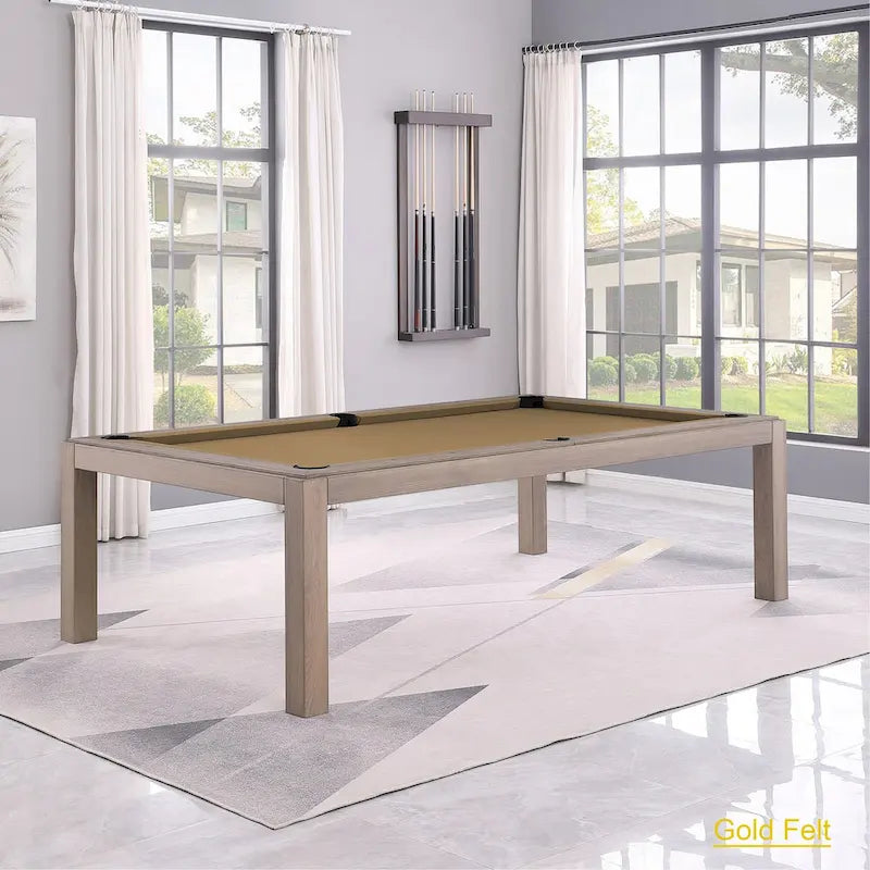 Table de billard de 2,13 m avec plateau de salle à manger