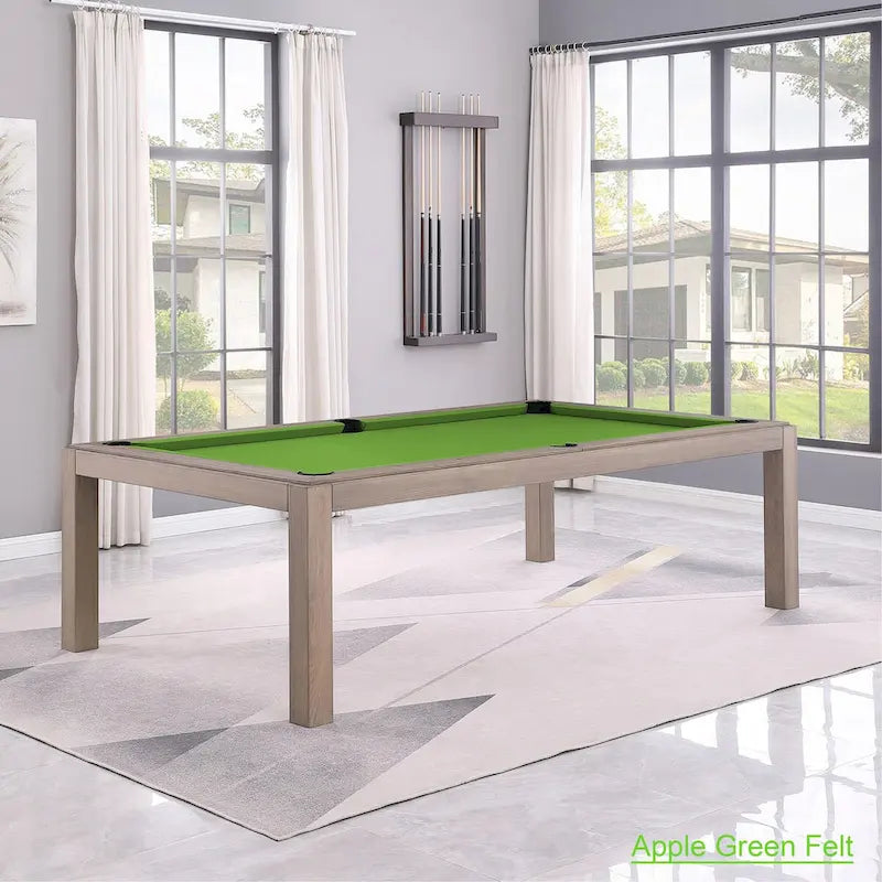 Table de billard de 2,13 m avec plateau de salle à manger