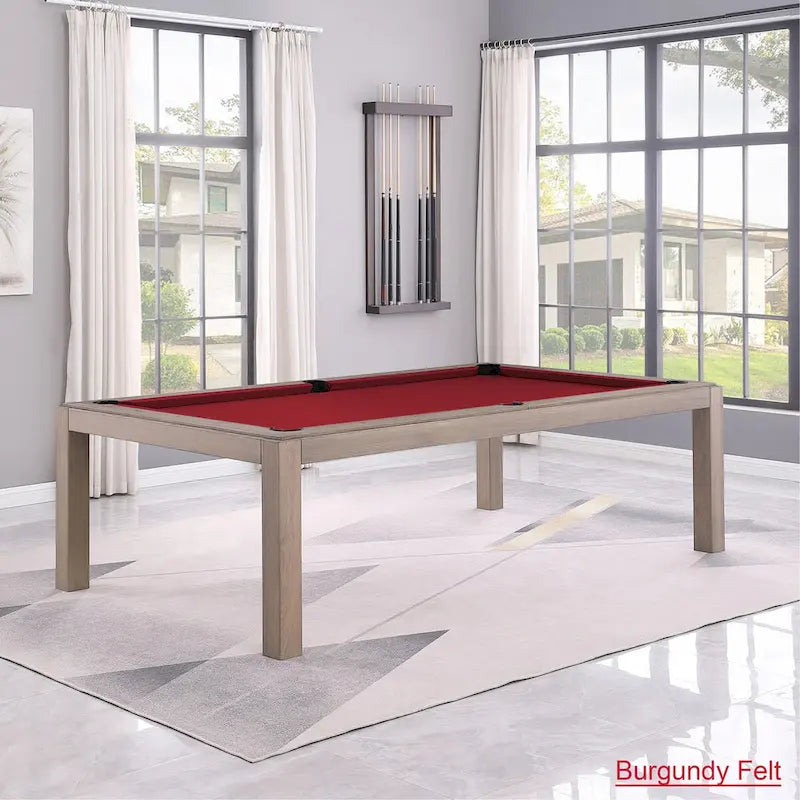 Table de billard de 2,13 m avec plateau de salle à manger