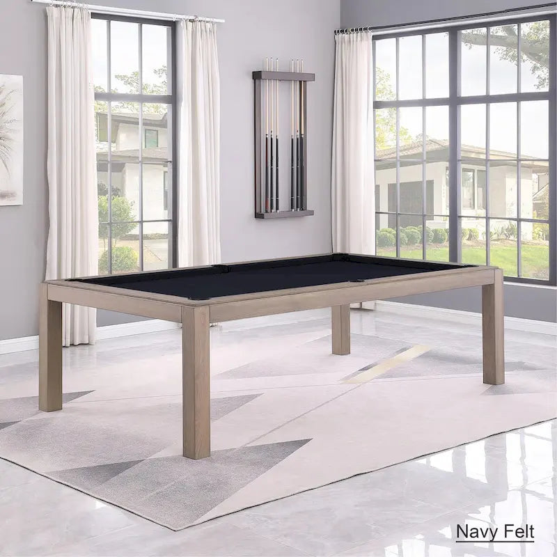 Table de billard de 2,13 m avec plateau de salle à manger