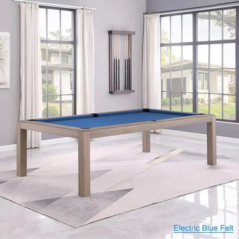 Table de billard de 2,13 m avec plateau de salle à manger