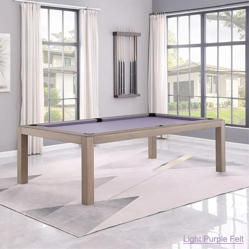 Table de billard de 2,13 m avec plateau de salle à manger
