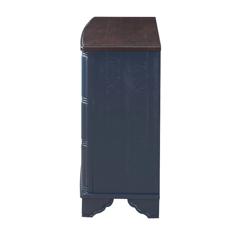 Table basse de salon rétro en bois avec étagère de rangement réglable de 40 po