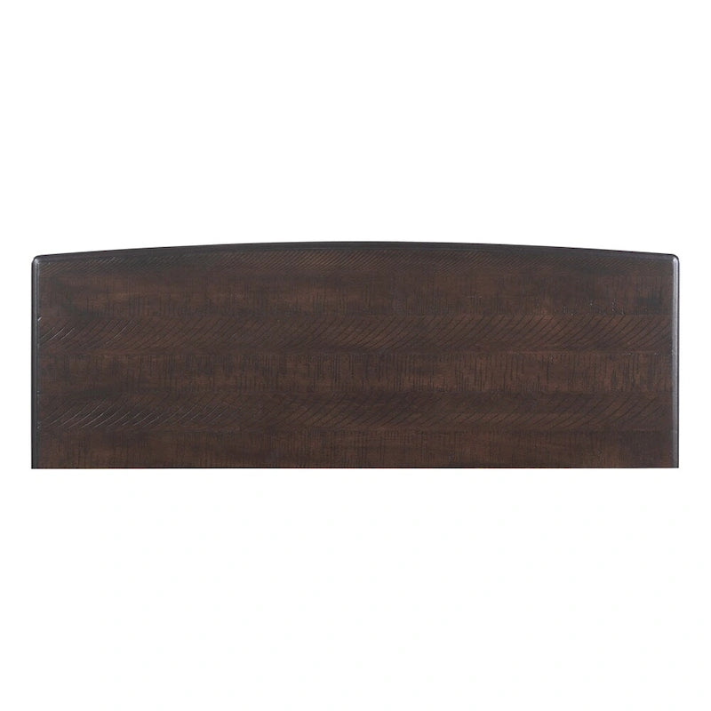 Table basse de salon rétro en bois avec étagère de rangement réglable de 40 po