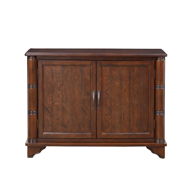 Table basse de salon rétro en bois avec étagère de rangement réglable de 40 po