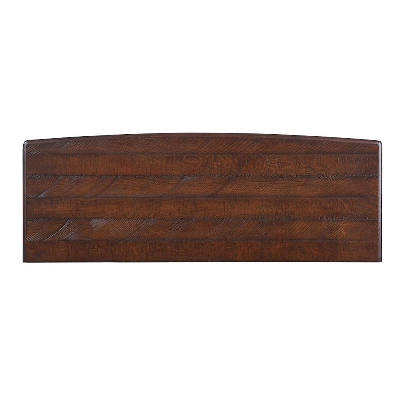 Table basse de salon rétro en bois avec étagère de rangement réglable de 40 po