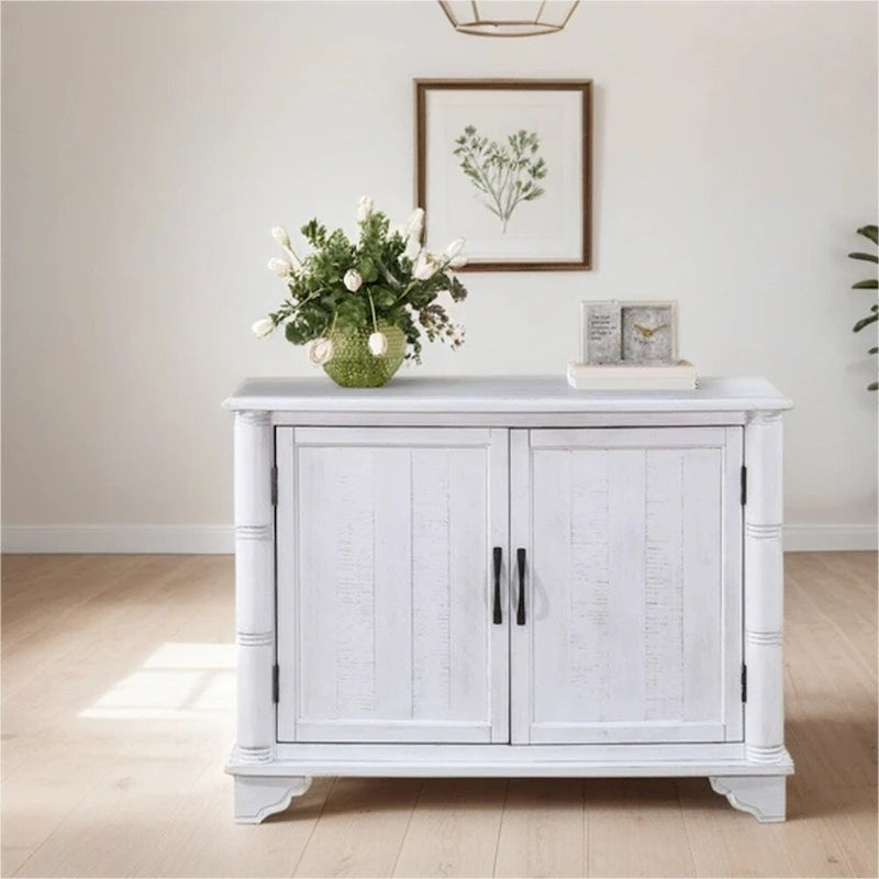 Table basse de salon rétro en bois avec étagère de rangement réglable de 40 po