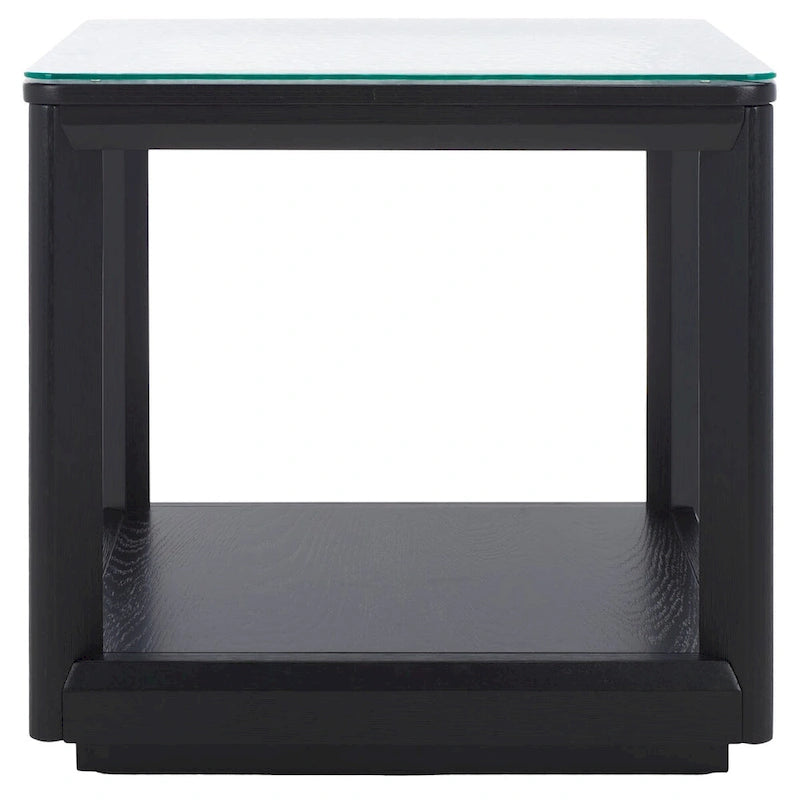 Table d'appoint en verre Benecarlo - 22larg.x22prof.x21haut.