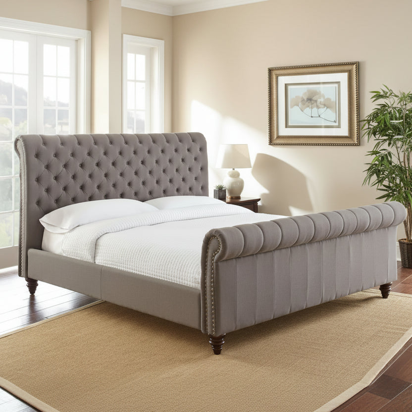 Steve Silver Sawyer Tufted Bed